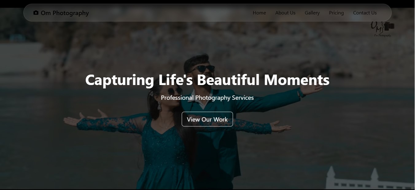 Professional Photography Website - FrameFusion